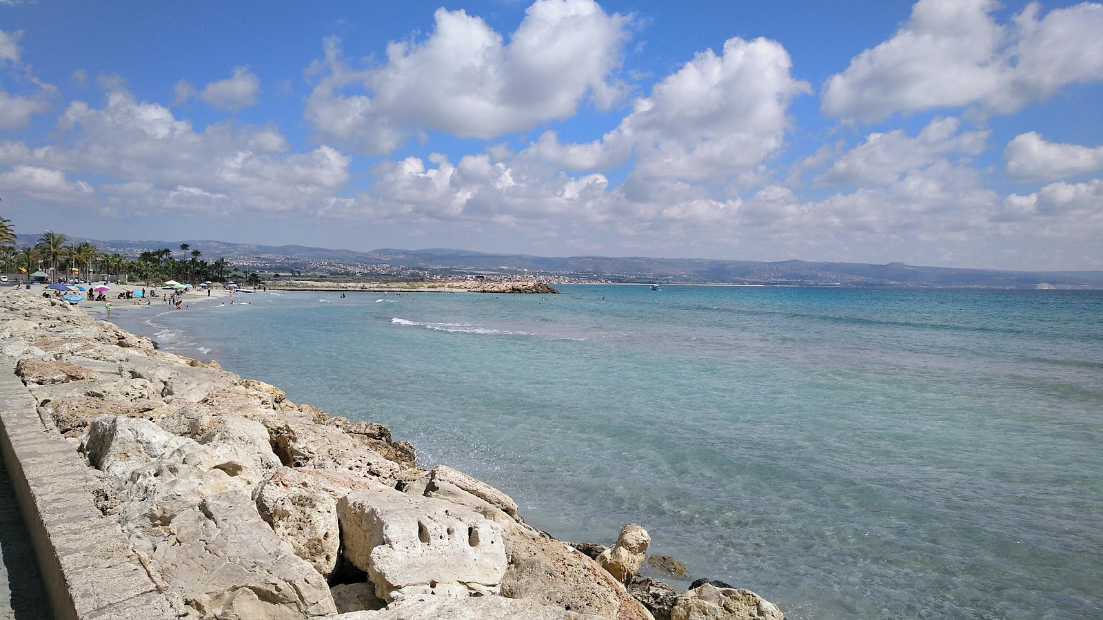 The Mediterranean coast at Tyre, near Donvitto